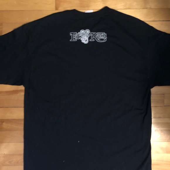 New Large Rat Fink T-Shirt Rockabilly Retro Gearhead Car Show Punk - Picture 7 of 8